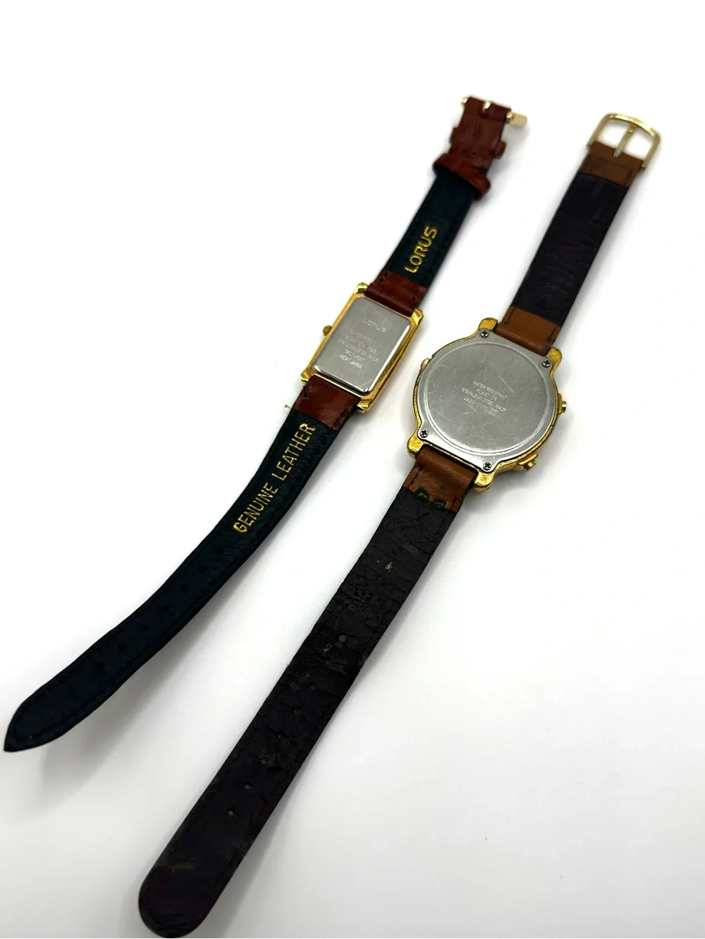 two vintage mickey mouse lorus seikos